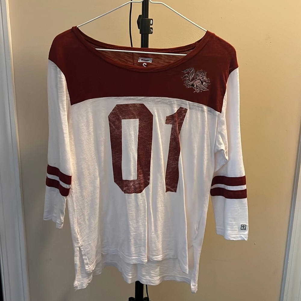 Small woman’s Gamecock long sleeve tee shirt